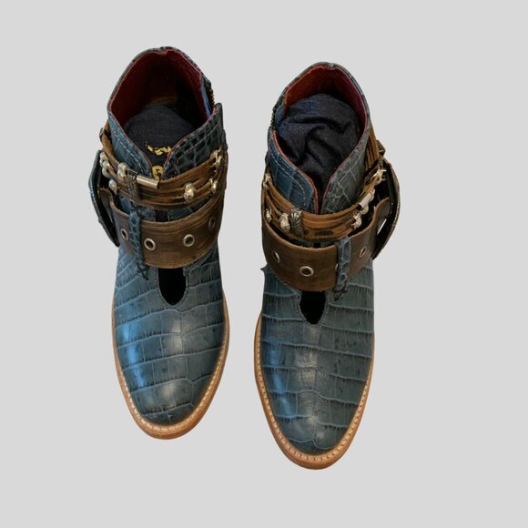 Freebird Saloon- Turquoises Croc - Picture 4 of 7